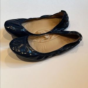 Cole Haan Manhattan flats - navy patent leather